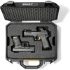 image:imagePelican Vault MultiPistol Custom Cut Foam Case From the Custom Case CenterBlack