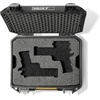 image:imagePelican Vault MultiPistol Custom Cut Foam Case From the Custom Case CenterBlack