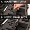 image:imagePelican Vault MultiPistol Custom Cut Foam Case From the Custom Case CenterGrey